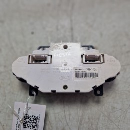 Pannello comandi clima A/C Ford Fiesta MK6 5P Titanium 1.4 TDCI 50 KW 2008-12 8A6T18C612AJ