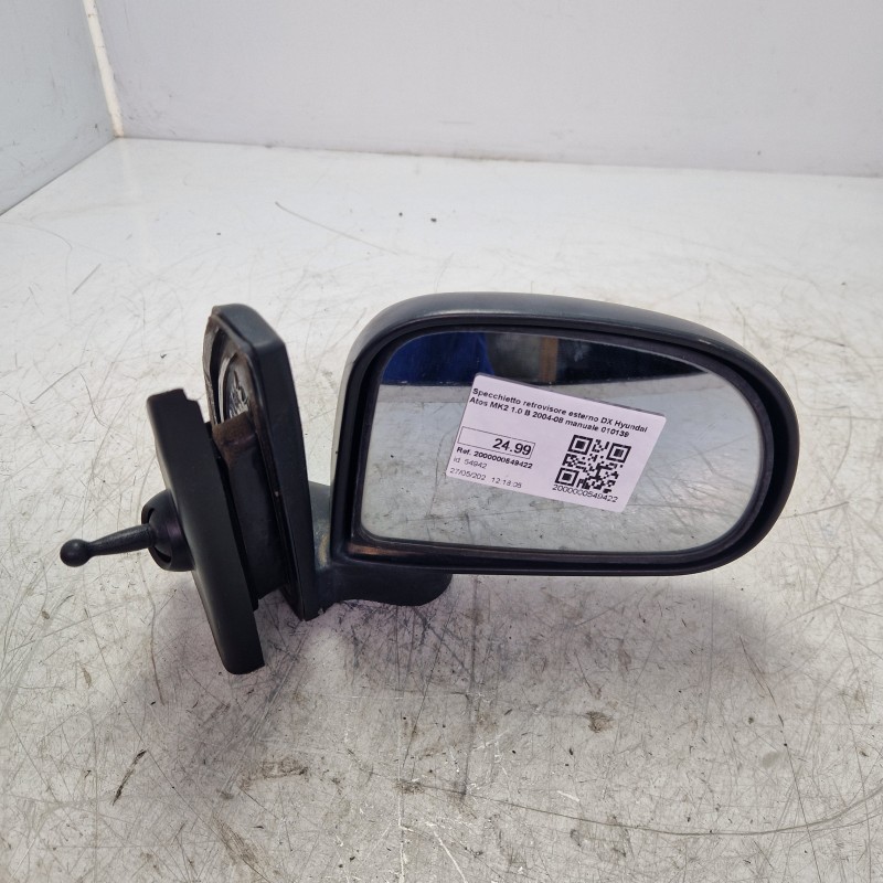 Specchietto retrovisore esterno DX Hyundai Atos MK2 1.0 B 2004-08 manuale 010139