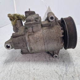 Compressore clima a/c aria condizionata VW Polo 6R 1.6 TDI 2010 5N0820803A 2 pin Puleggia un pò rumorosa