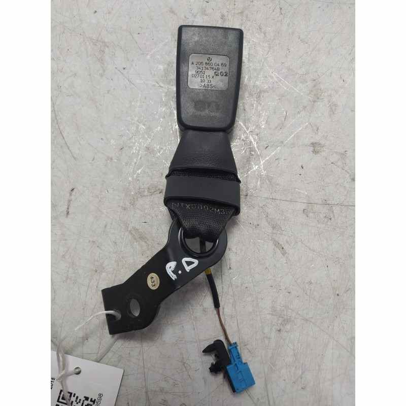 Fibbia aggancio cintura di sicurezza post DX Mercedes Classe C 180 W205 BlueTEC/d 2015 A2058600469