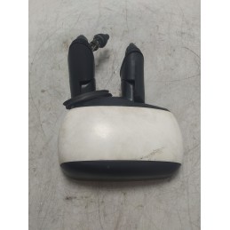 Specchietto retrovisore esterno SX Fiat Doblò 1.9 JTD 787 KW 2003-10 bianco da riverniciare manuale