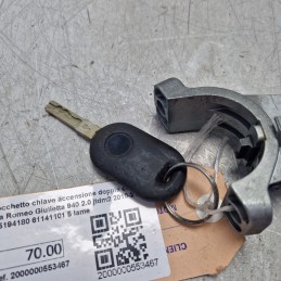 Blocchetto chiave accensione doppia chiave Alfa Romeo Giulietta 940 2.0 jtdm2 2010-21 505194180 61141101 5 lame