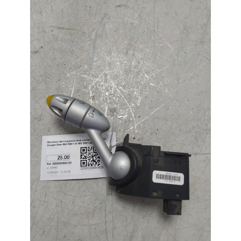 Devioluci deviosgancio leva comando tergi Mini Cooper One R50 R53 1.6 16V 2001-06 6949411