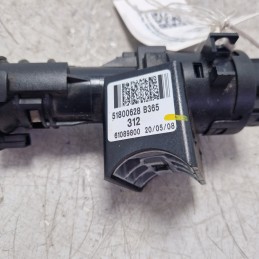 Blocchetto accensione con chiave Fiat 500 312 1.3 mtj 2007-16 51800628 61089800 5 lame
