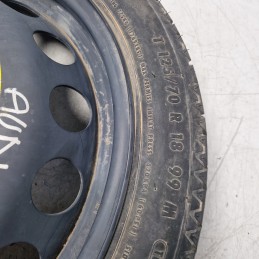 Ruota ruotino scorta Audi TT 8N 1998-06 Continental 125/70 R18 1J0601027M