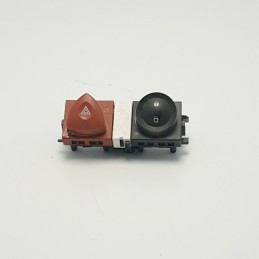 INTERRUTORE PULSANTE LUCI EMERGENZA 4 FRECCE BLOCCAGGIO SBLOCCAGIO PORTIERE RENAULT MEGANE SCENIC MK2 8200407415