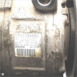 COMPRESSORE CLIMATIZZATORE ARIA CONDIZIONATA A/C CLIMA FIAT GRANDE PUNTO EVO 1.2 1.4B 2010 55194880