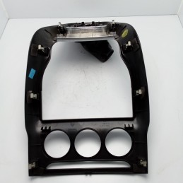 MASCHERINA TUNNEL CONSOLE CENTRALE LEVA CAMBIO FINITURA SURROUND NERO ARGENTO CON CUFFIA CITROEN C3 II SC 2009-16 96870055