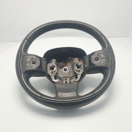 VOLANTE STERZO CON COMANDI MULTIFUNZIONE FIAT 500 L 351 352 2012-22 IN PELLE 07355897240