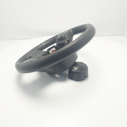 VOLANTE STERZO CON COMANDI MULTIFUNZIONE FIAT 500 L 351 352 2012-22 IN PELLE 07355897240