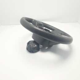 VOLANTE STERZO CON COMANDI MULTIFUNZIONE FIAT 500 L 351 352 2012-22 IN PELLE 07355897240