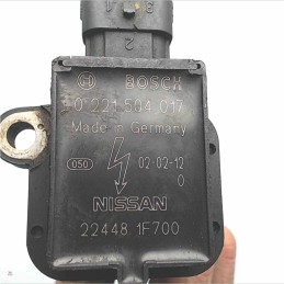 BOBINA ACCENSIONE BOSCH NISSAN MICRA K11 1.3 B. DEL 2001  0221504017 1220703023