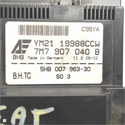 GRUPPO COMANDI INTERRUTTORE PULSANTI CLIMA A/C SEAT ALHAMBRA 7M7907040B 2004