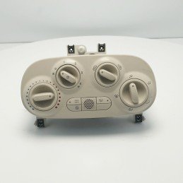 CENTRALINA PANNELLO CONTROLLO COMANDI CLIMA A/C FIAT 500 312 1.2 BENZINA 69CV 2011 DENSO 98617567 AVORIO 