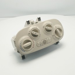 CENTRALINA PANNELLO CONTROLLO COMANDI CLIMA A/C FIAT 500 312 1.2 BENZINA 69CV 2011 DENSO 98617567 AVORIO 