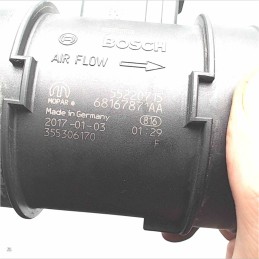 MISURATORE MASSA D'ARIA DEBIMETRO FLUSSOMETRO FIAT 500 RESTYLING ALFA GIULIETTA 55220715 0281006054 68167871AA