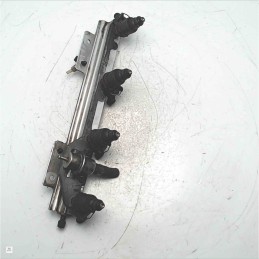 9186168 FLAUTO TUBO INIEZIONE COMPLETO DI INIETTORI DISTRIBUTORE CARBURANTE VOLVO V40 S40 1.8IE 