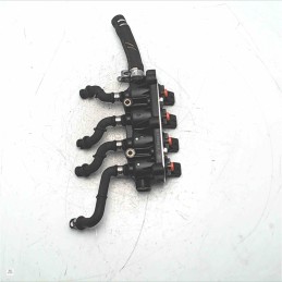 55261762 KIT SET 4XINIETTORI COMPLETI DI FLAUTO GPL LANCIA FIAT NEW PANDA 0.9 NATURAL POWER 2008-21 