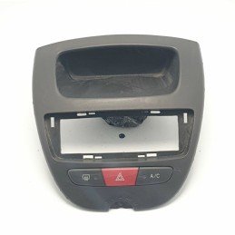 PLANCIA COVER CONSOLE CENTRALE CRUSCOTTO COMANDI 4 FRECCE CLIMA A/C TOYOTA AYGO CITROEN C1 55405-0H010