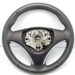 3-369-E87-1 VOLANTE STERZO IN PELLE NERA BMW SERIE 1 E87 2004-13 