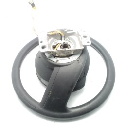 603131401 VOLANTE STERZO CON COMANDI IN PELLE NERA CITROEN C4 LC 2007 