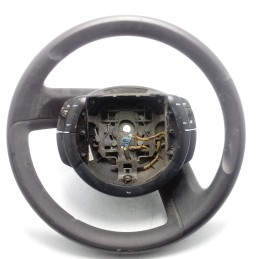 603131401 VOLANTE STERZO CON COMANDI IN PELLE NERA CITROEN C4 LC 2007 