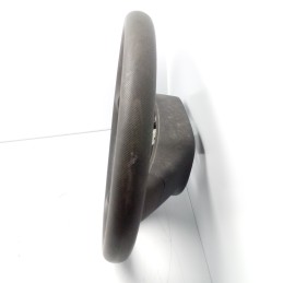 GS120-01840 VOLANTE STERZO IN PELLE NERA PEUGEOT 107 CITROEN C1 TOYOTA AYGO 2005-14 
