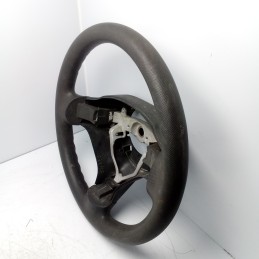 GS120-01840 VOLANTE STERZO IN PELLE NERA PEUGEOT 107 CITROEN C1 TOYOTA AYGO 2005-14 