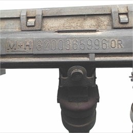 8200365996 7700114546 Flauto iniezione 4x iniettori Renault Clio MK2 1.2 benzina 2007 5pin