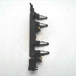 8200365996 7700114546 Flauto iniezione 4x iniettori Renault Clio MK2 1.2 benzina 2007 5pin