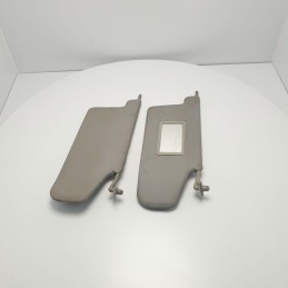 Coppia alette parasole pantine sinistra destra Citroen AX con lieve spaccature altezza braccio sostegno