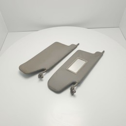 Coppia alette parasole pantine sinistra destra Citroen AX con lieve spaccature altezza braccio sostegno