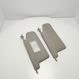 Coppia alette parasole pantine sinistra destra Citroen AX con lieve spaccature altezza braccio sostegno