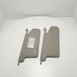 Coppia alette parasole pantine sinistra destra Citroen AX con lieve spaccature altezza braccio sostegno