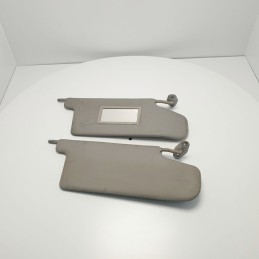 Coppia alette parasole pantine sinistra destra Citroen AX con lieve spaccature altezza braccio sostegno