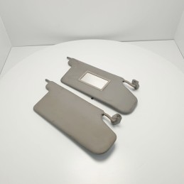 Coppia alette parasole pantine sinistra destra Citroen AX con lieve spaccature altezza braccio sostegno