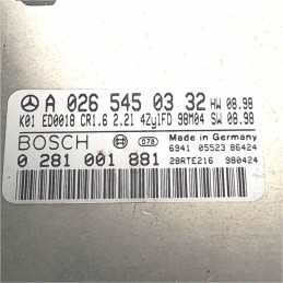 A0265450332 0281001881 Centralina modulo di controllo motore Mercedes classe C W202 2.2CDI