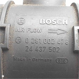 0281002478 Debimetro flussometro misuratore massa d'aria Opel Zafira A Astra G 2.0d 2003 5PIN