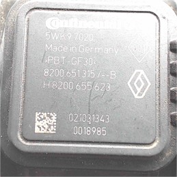 H8200655623 8200651315 5WK9 7020 Debimetro flussometro misuratore massa d'aria Renault Kangoo 1.5dci 2015