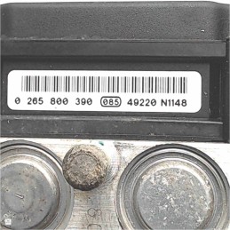0265231476 9651873780 0265800390 Centralina pompa ABS Bosch Peugeot 307 1.6hdi 2004 87A1D5000336