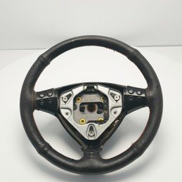 Volante sterzo con comandi multifunzioni A1694600503 Mercedes W169 classe A in pelle con cuciture rosse