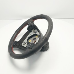 Volante sterzo con comandi multifunzioni A1694600503 Mercedes W169 classe A in pelle con cuciture rosse