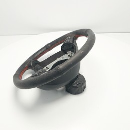 Volante sterzo con comandi multifunzioni A1694600503 Mercedes W169 classe A in pelle con cuciture rosse