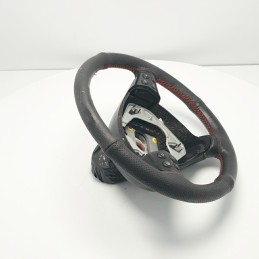Volante sterzo con comandi multifunzioni A1694600503 Mercedes W169 classe A in pelle con cuciture rosse