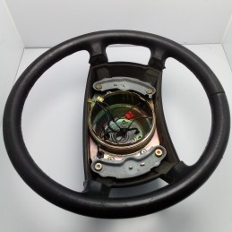 1244640228 Volante sterzo nero in pelle Mercedes R129 R107 W114 W115 W116 W123 W124 W126 W201 1986-95