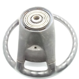 1244640228 Volante sterzo nero in pelle Mercedes R129 R107 W114 W115 W116 W123 W124 W126 W201 1986-95