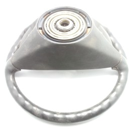 1244640228 Volante sterzo nero in pelle Mercedes R129 R107 W114 W115 W116 W123 W124 W126 W201 1986-95