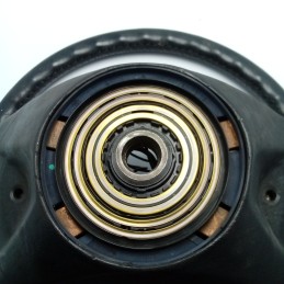 1244640228 Volante sterzo nero in pelle Mercedes R129 R107 W114 W115 W116 W123 W124 W126 W201 1986-95