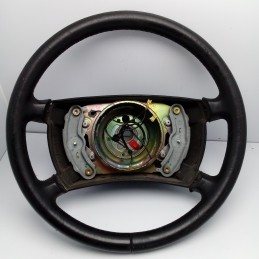 1244640228 Volante sterzo nero in pelle Mercedes R129 R107 W114 W115 W116 W123 W124 W126 W201 1986-95