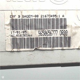 9650656777 Centralina display indicatore multifunzione Citroen C3 1 serie 2004
